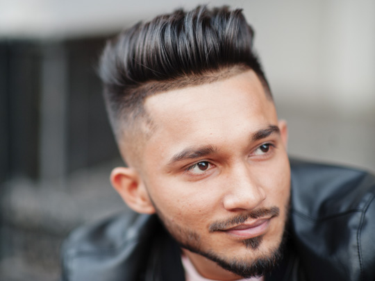 Stylish Young Man With Undercut Hairstyle Stock Photo  Download Image Now   Adult Adults Only Arts Culture and Entertainment  iStock